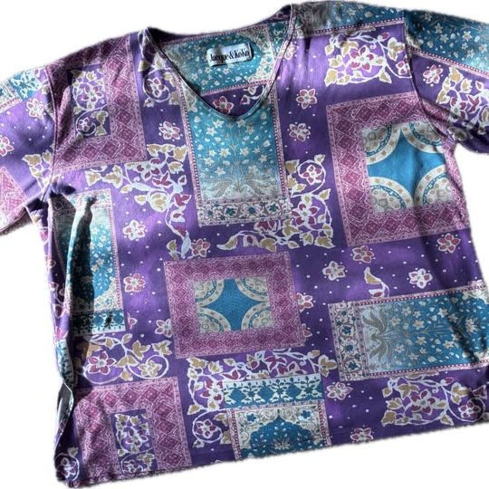 Jacque & KoKo Vintage Floral Patchwork T-Shirt